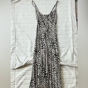 Cheetah slip dress